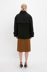 Victoria Beckham | Oversized Pea Coat - Black