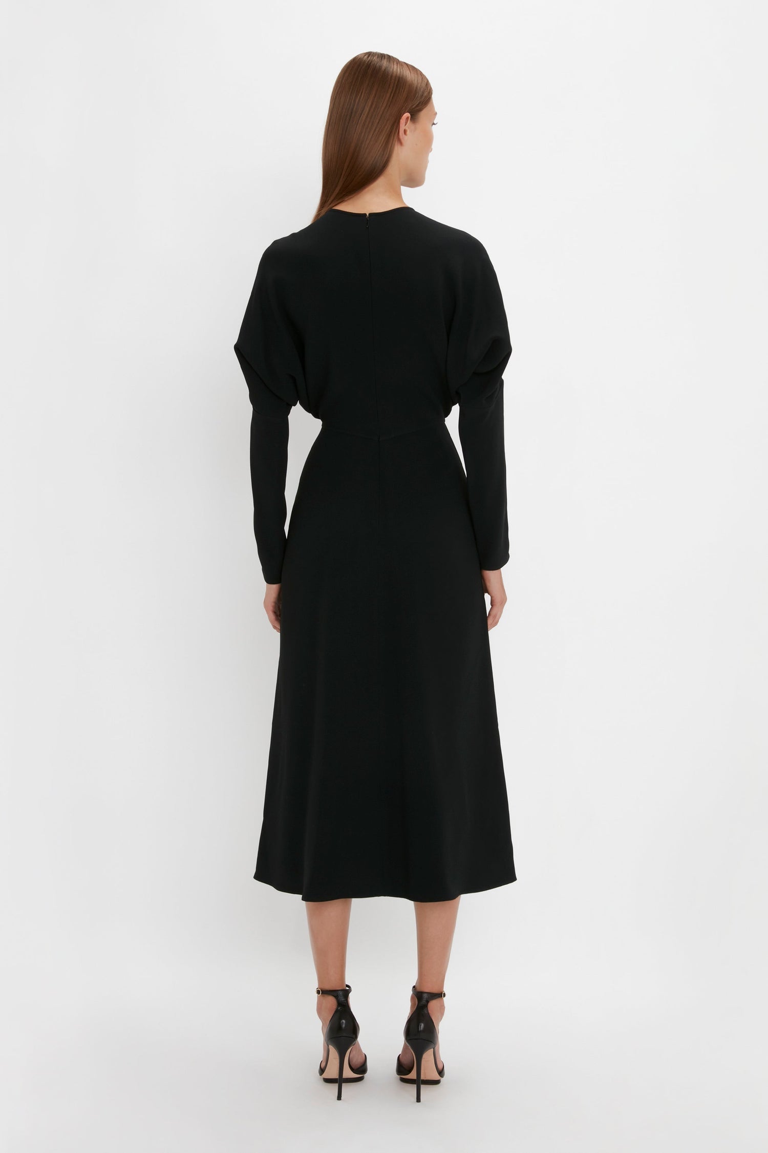 Victoria Beckham | Dolman Midi Dress - Black