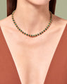 Tityaravy | Seda Malachite Necklace - Micron / Beige / Malachite