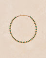 Tityaravy | Seda Malachite Necklace - Micron / Beige / Malachite