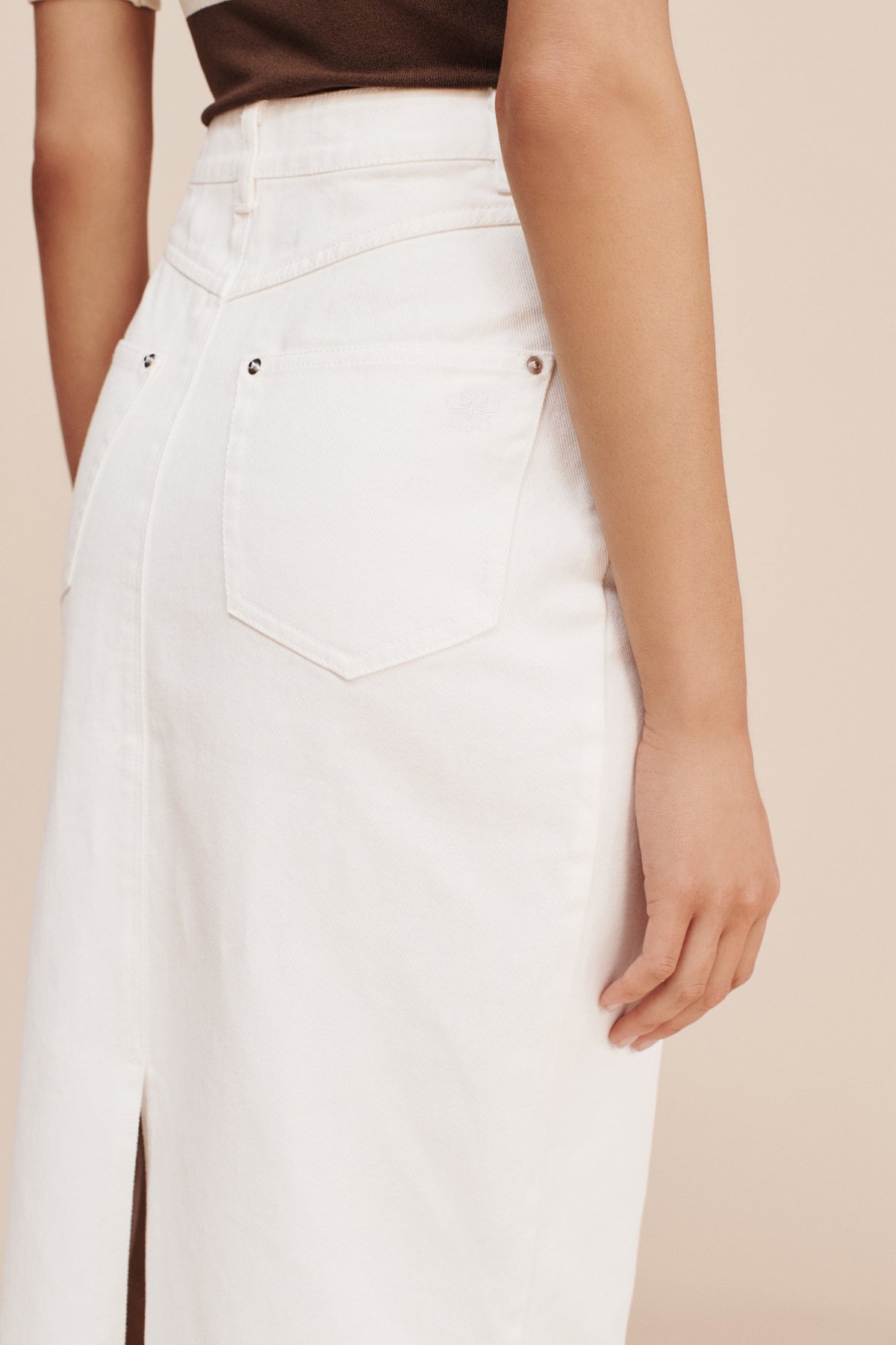 Posse | Harvey Skirt - Vintage White