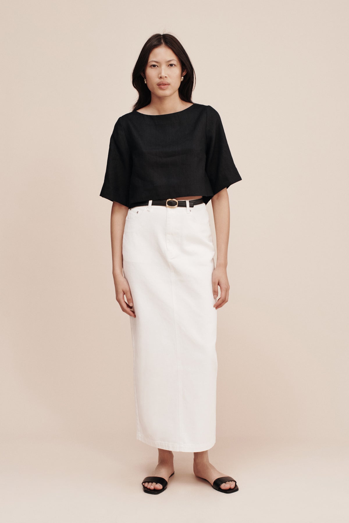 Posse | Harvey Skirt - Vintage White