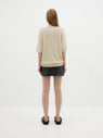 Bassike | Cotton Linen Fine Knit T.Shirt - Hazelnut