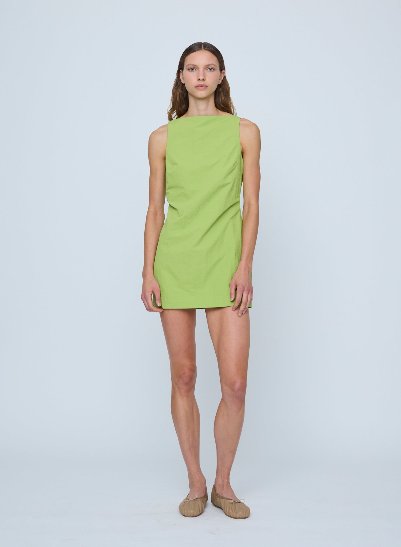 Wynn Hamlyn | Sophia Mini Dress - Acid Green