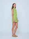 Wynn Hamlyn | Sophia Mini Dress - Acid Green