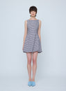 Wynn Hamlyn | Bobbie Mini Dress - Black Gingham