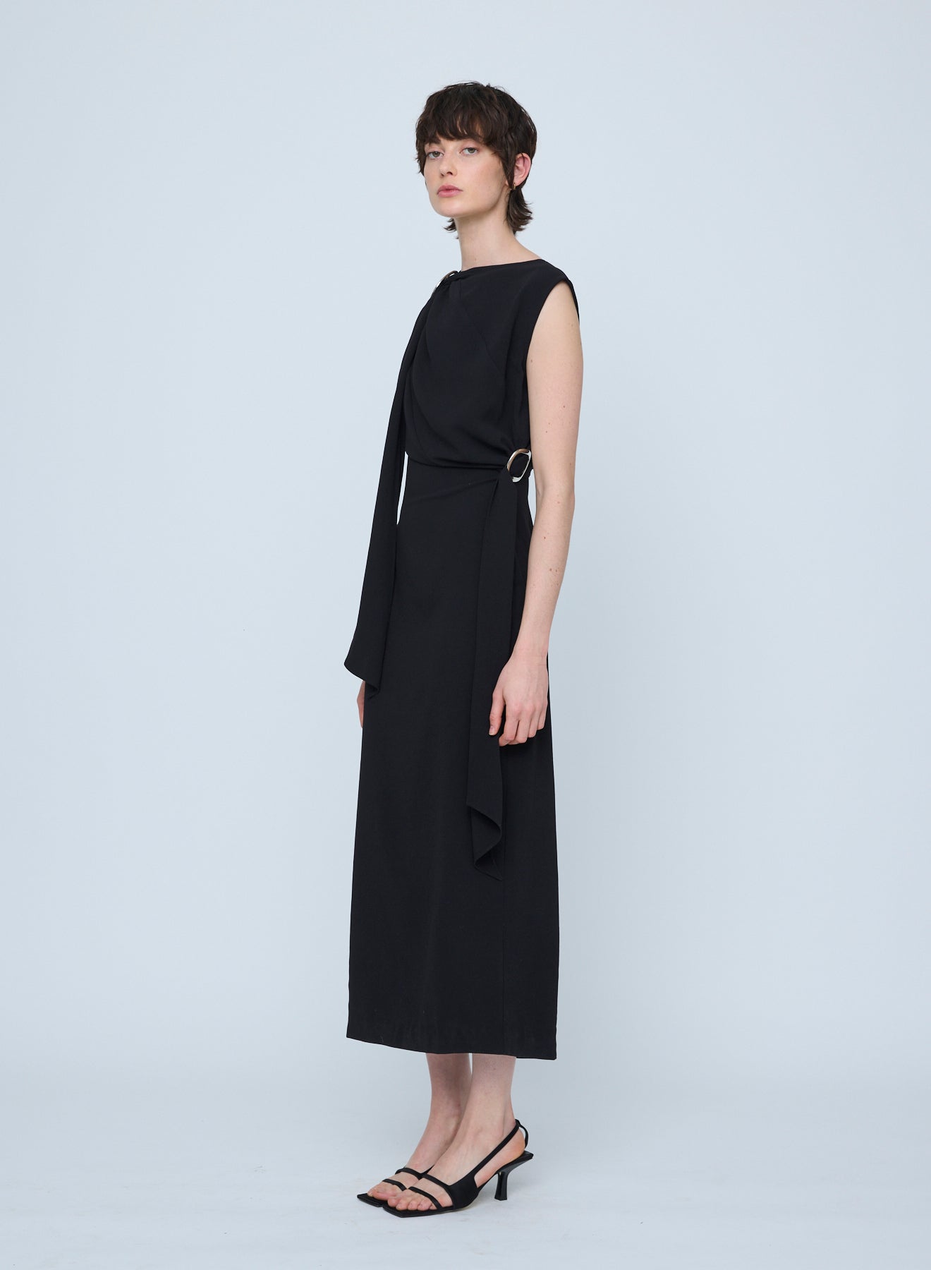 Wynn Hamlyn | Astrid Sleeveless Maxi Dress - Black