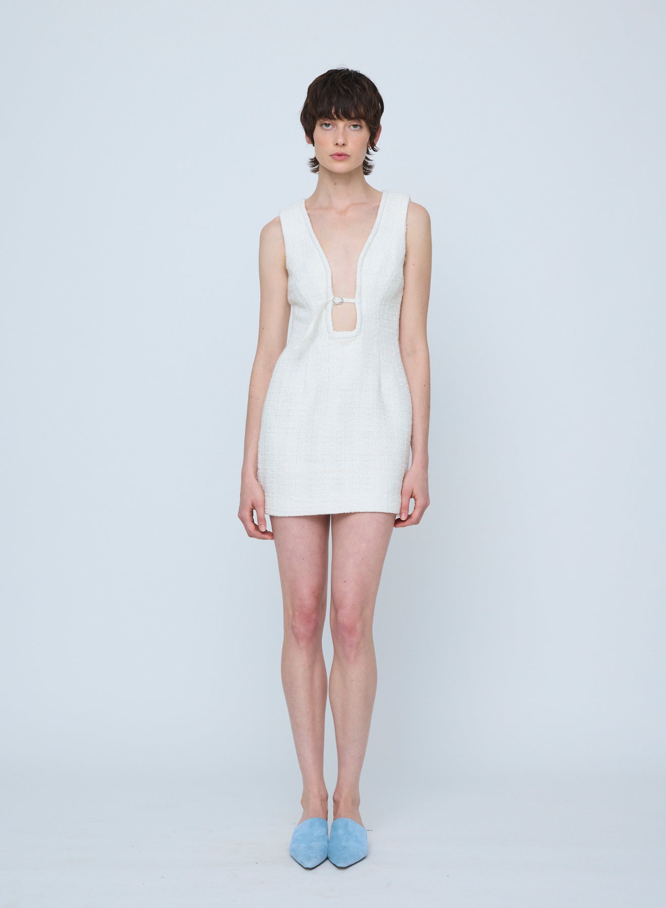 Wynn Hamlyn | Beck Mini Dress - Ivory