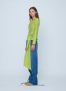 Wynn Hamlyn | Astrid Buckle Long Sleeve Top - Acid Green