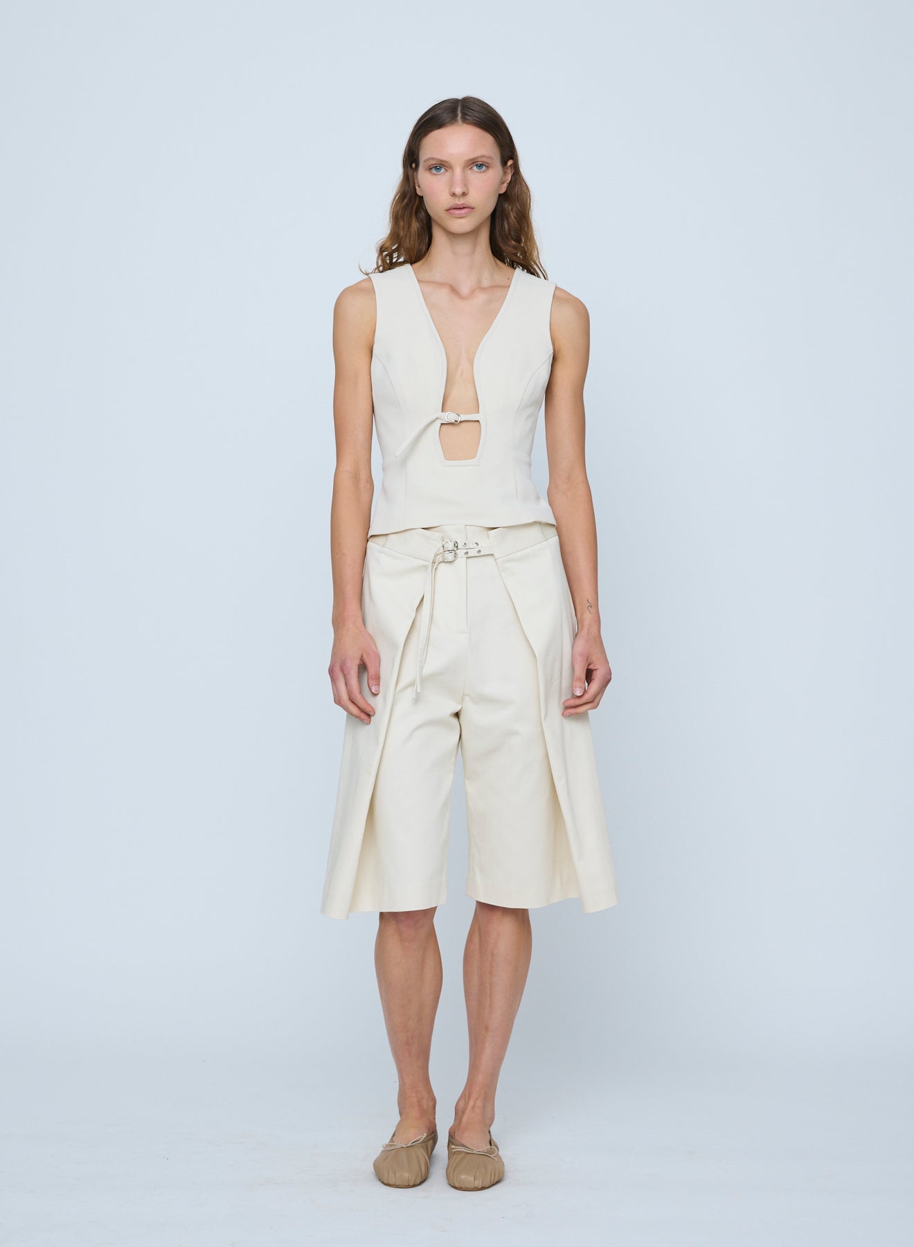 Wynn Hamlyn | Beck Sleeveless Top - Ivory