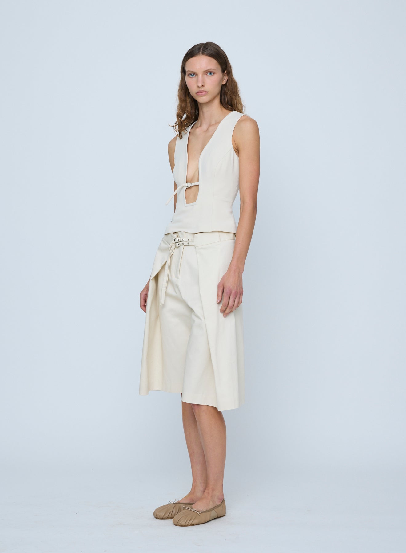 Wynn Hamlyn | Beck Sleeveless Top - Ivory