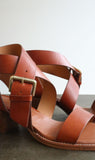 Vanessa Bruno | Sandales 45mm Sandale Talon - Cognac