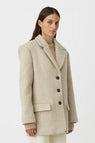 Camilla And Marc | Azia Coat - Oatmeal Beige