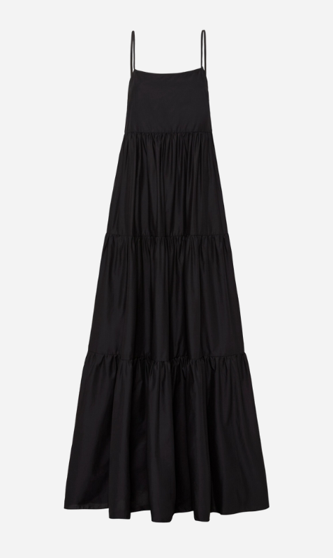 Matteau | Tiered Low Back Sundresss - Black