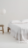 Isle Of Omni | European Linen Sheet Set - White