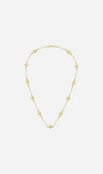 Zoe & Morgan | Ayllu Necklace - Gold/White Zircon