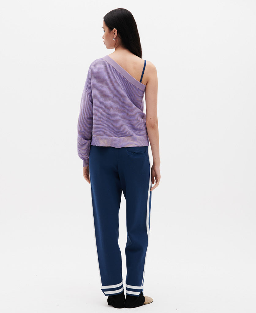 Nagnata | Organic Asym Sweater - Iris