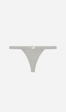 Dear Dylan | Organic Petite Thong - Grey Marle