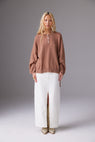 CRUSH | Tyler Button Cashmere Crew - Coco