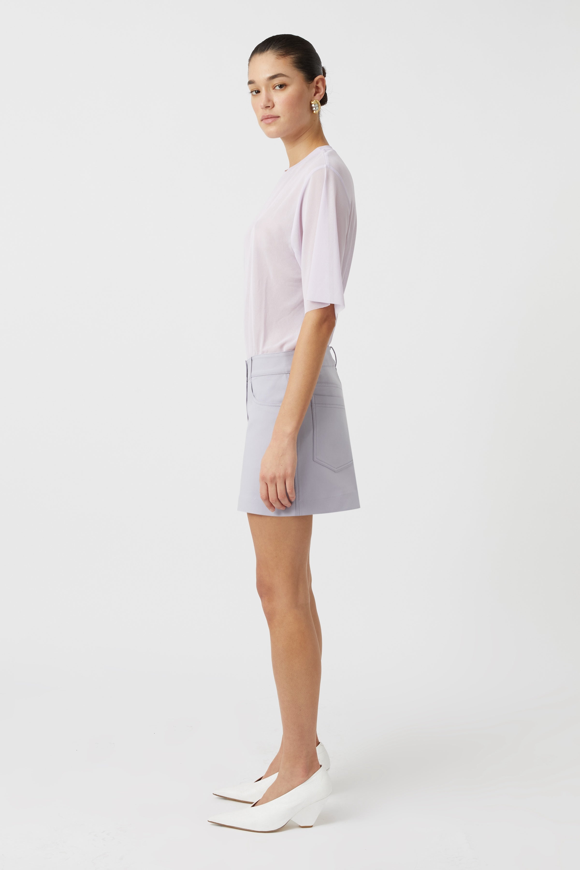 Camilla and Marc | Halston Mini Skirt - Lilac