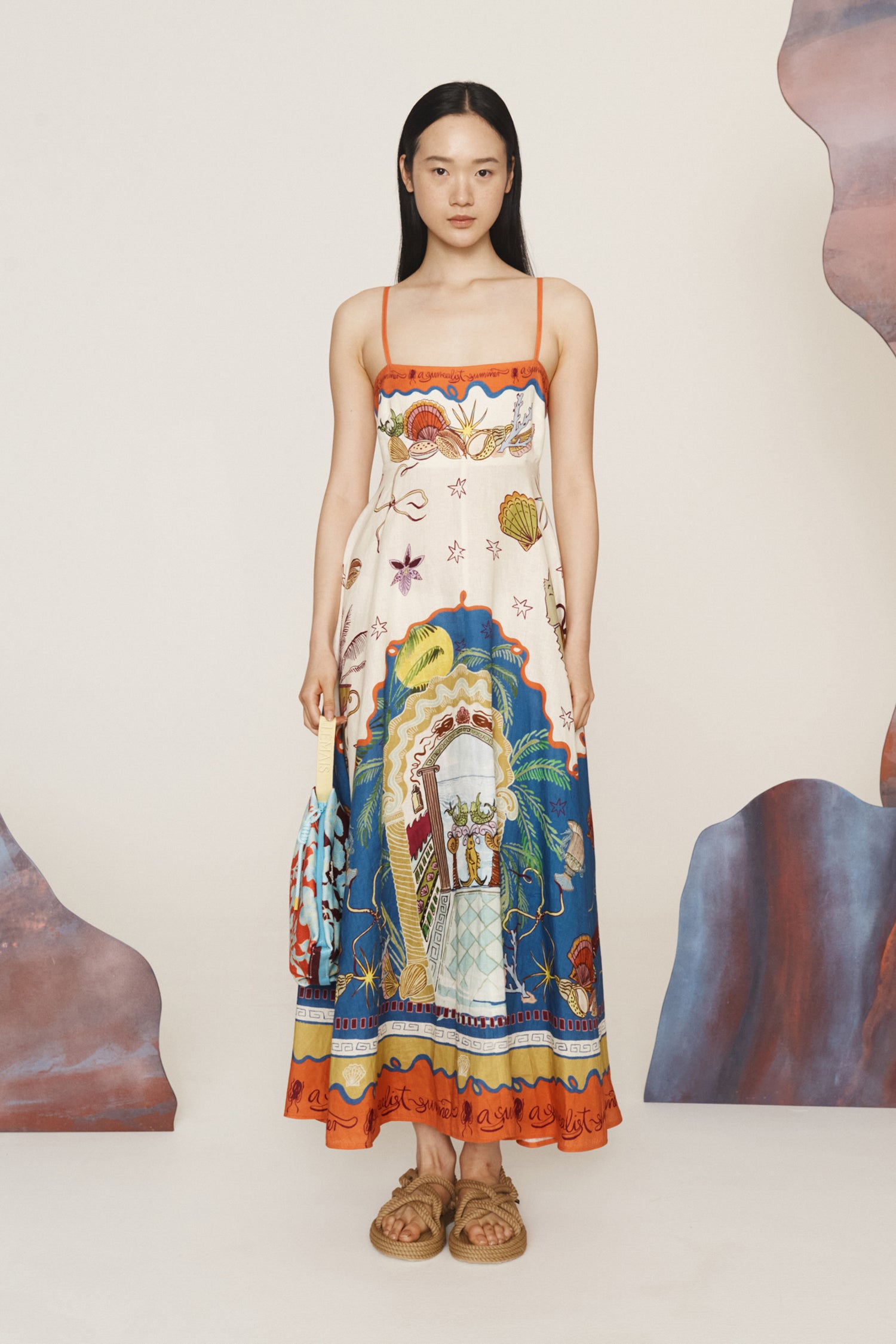 Alemais | Surrealist Summer Sundress