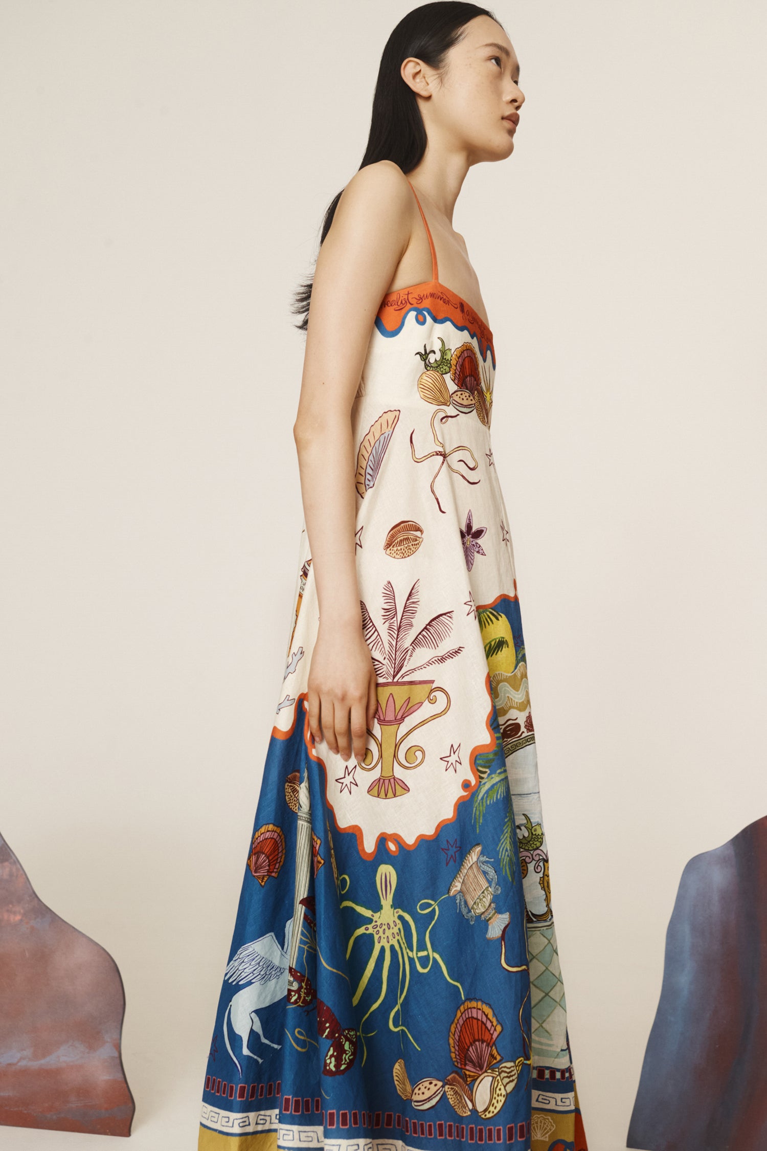 Alemais | Surrealist Summer Sundress