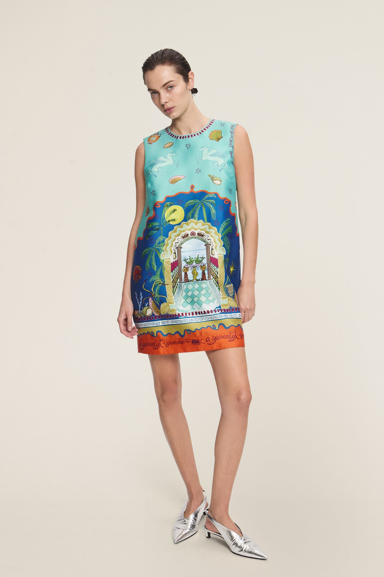 Alemais | Surrealist Summer Mini Dress