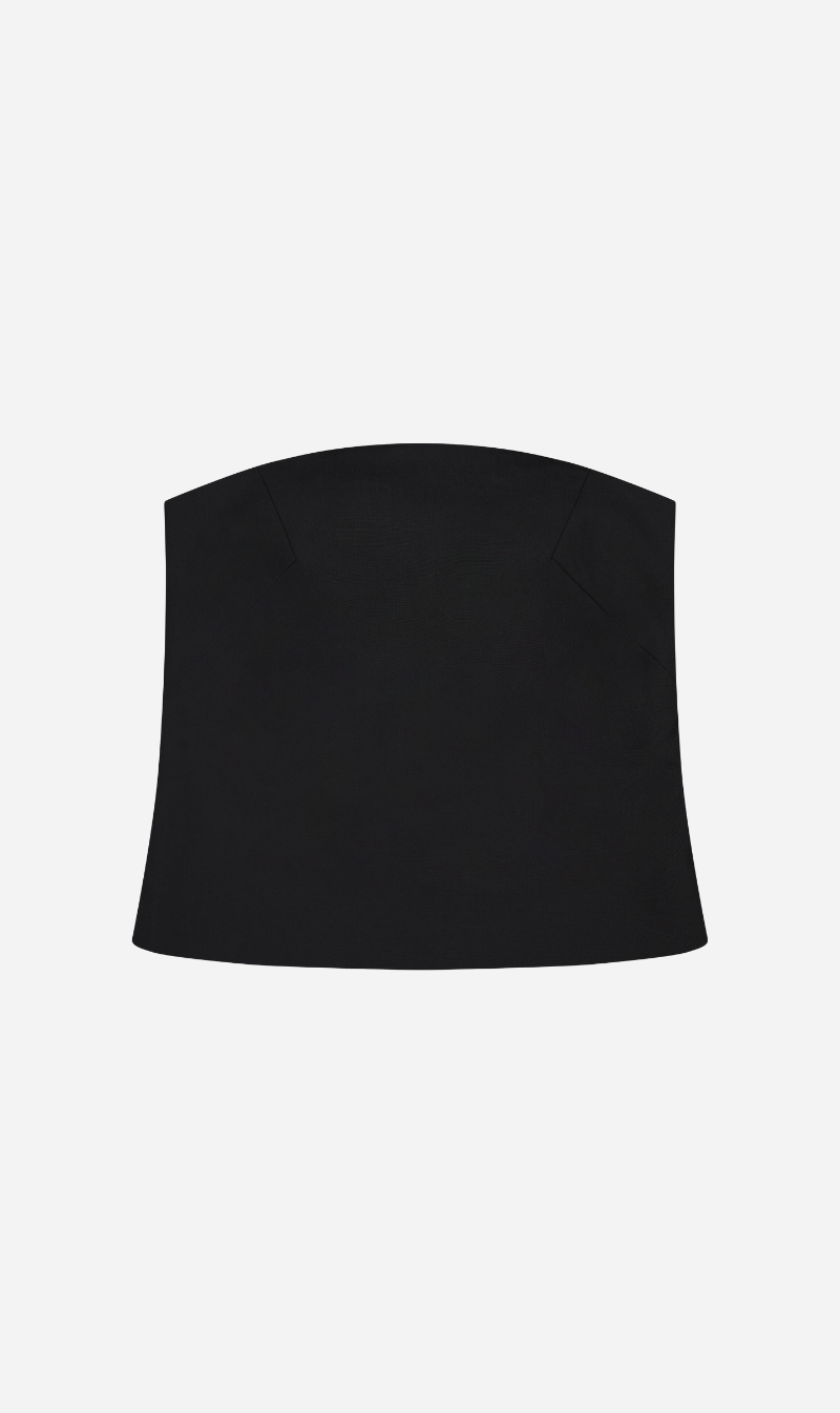 Rebe | Strapless Top - Black