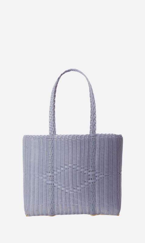 Palorosa | Medium Tote Basket - Blue Lilac