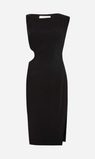 St. Agni | Arc Cut Out Dress - Black