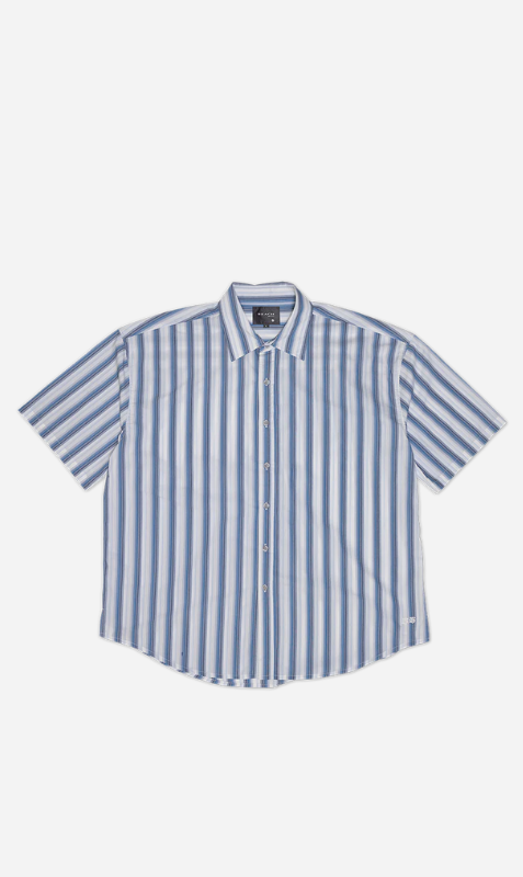 Beach Brains | Big Ss Shirt - Blue Stripe