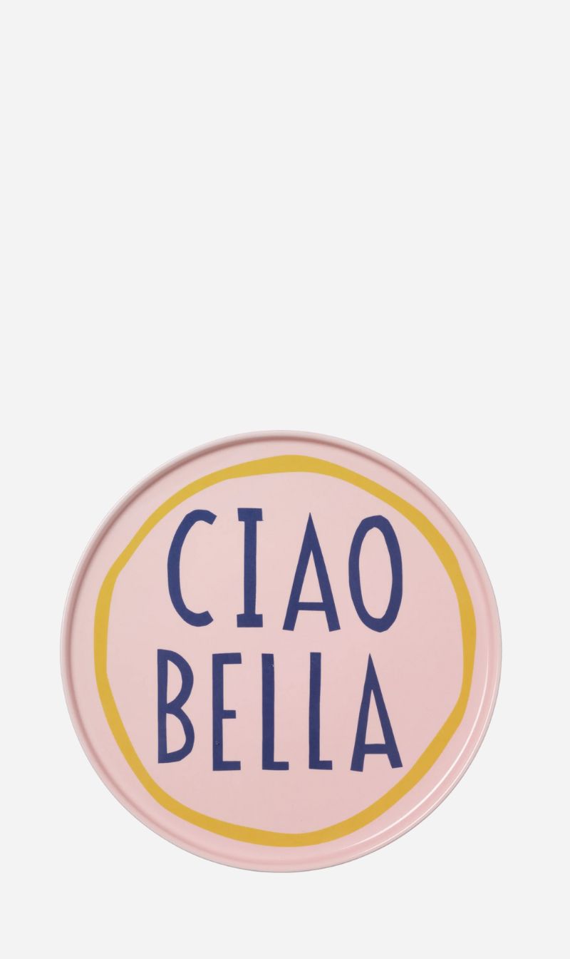 In The Roundhouse | Pink Ciao Bella Plate