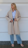 Harris Wharf London | Oversized Coat - Almond