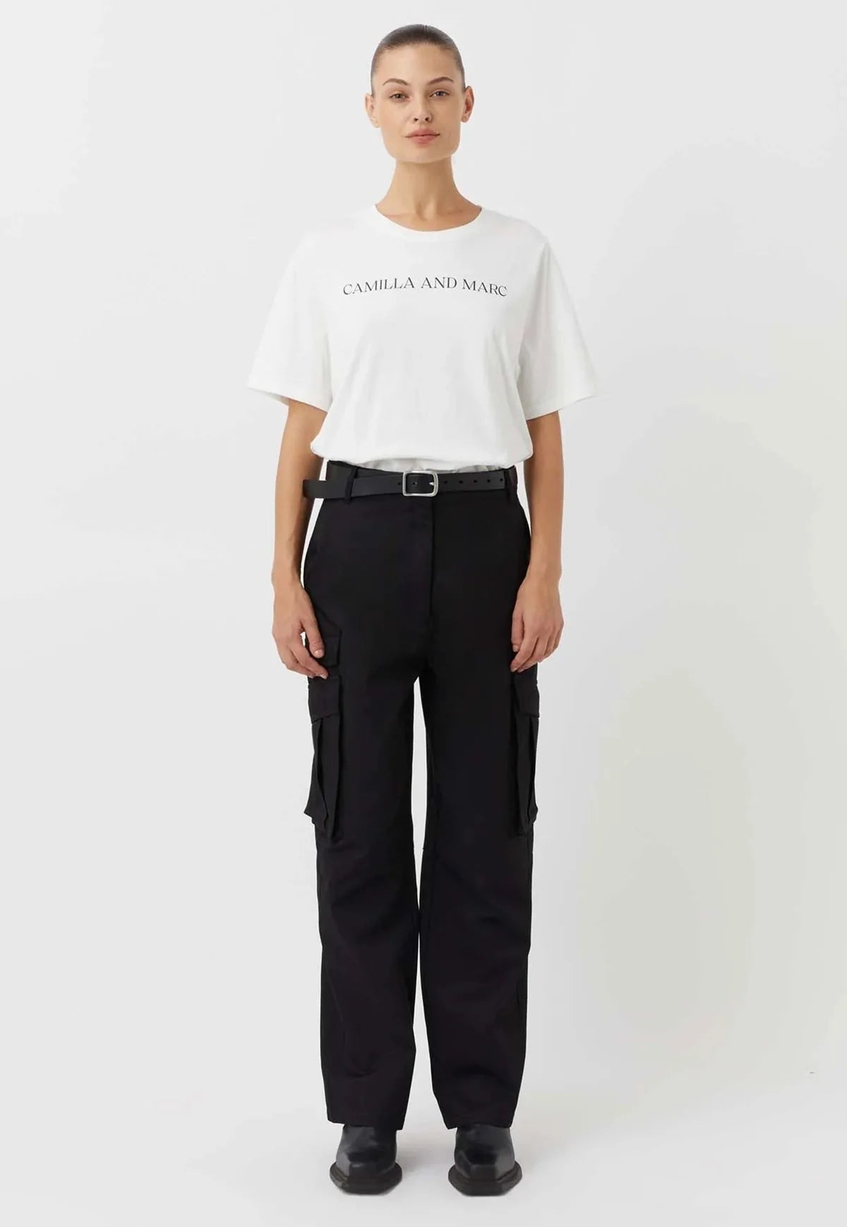 Camilla and Marc | Asher Tee - White/Black