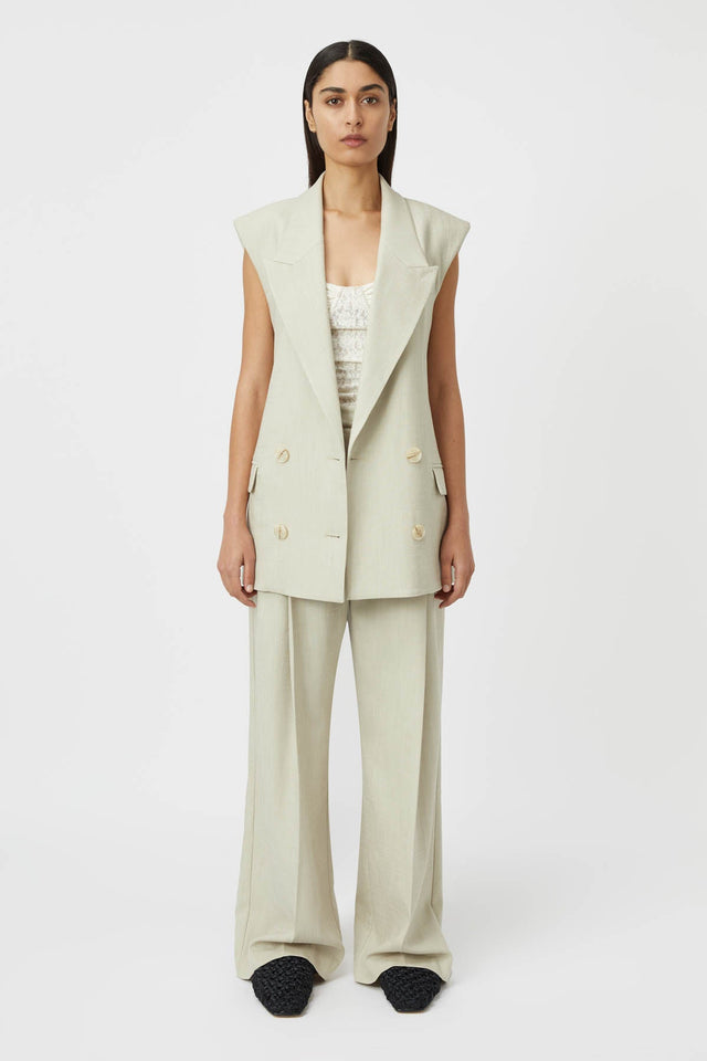 Camilla and Marc | Coen Vest - Sage Green