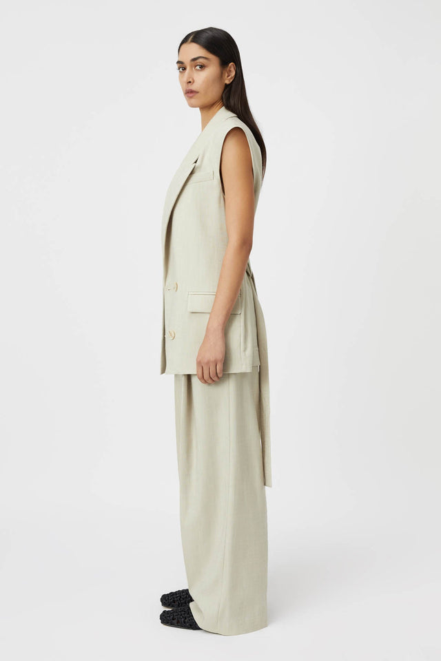 Camilla and Marc | Coen Vest - Sage Green