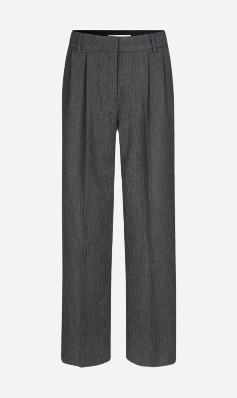 Samsøe Samsøe | Haveny Trousers - Dark Grey Mel.