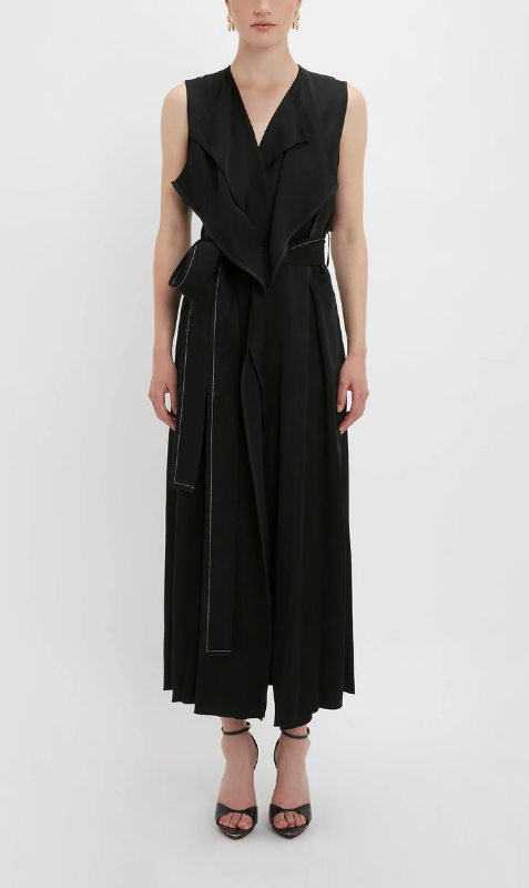 Victoria Beckham | Trench Dress - Black