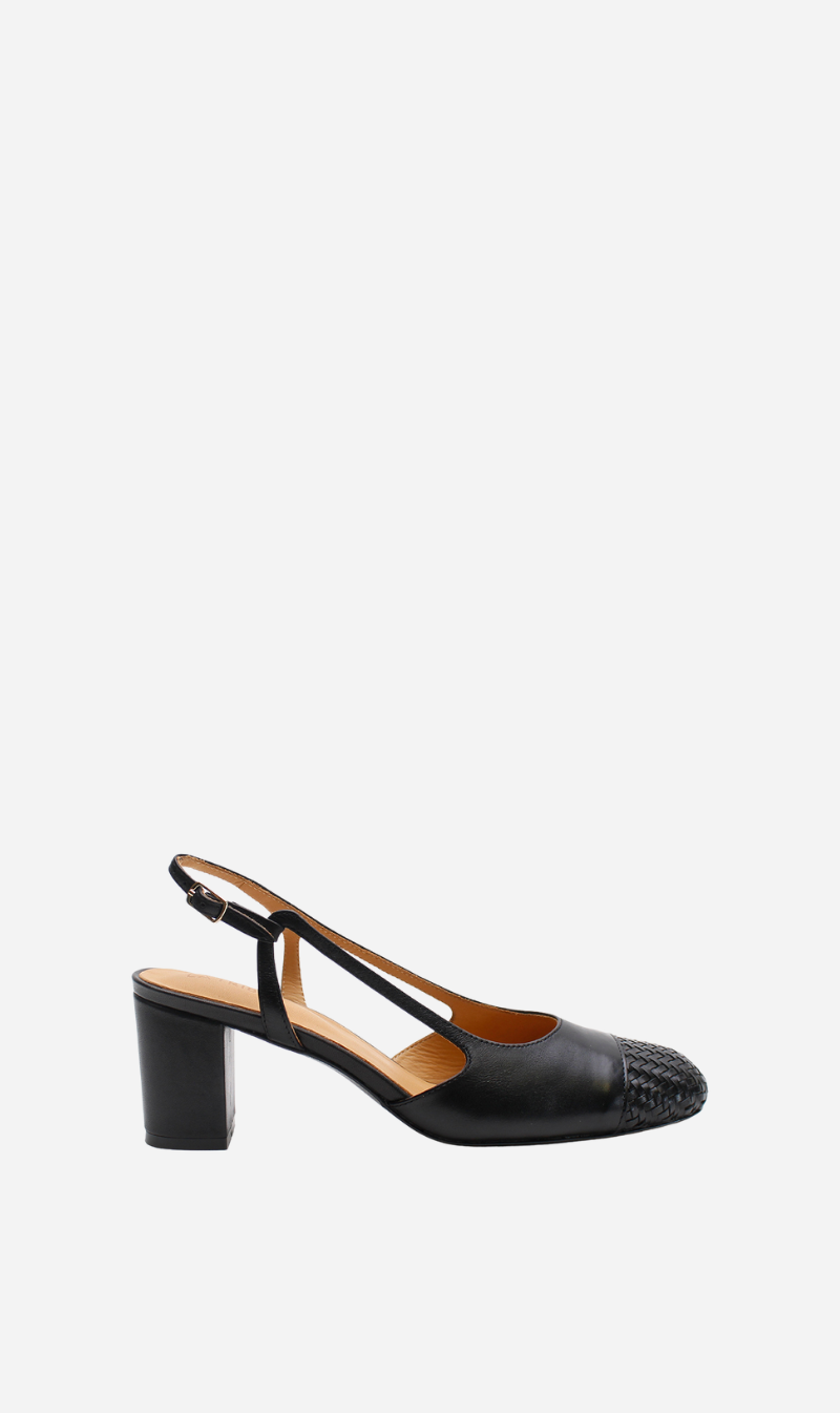 La Tribe | Gigi Woven Heel - Black