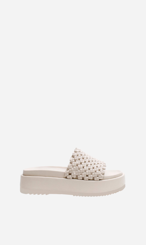 La Tribe | Knotted Platform Slide - Milk