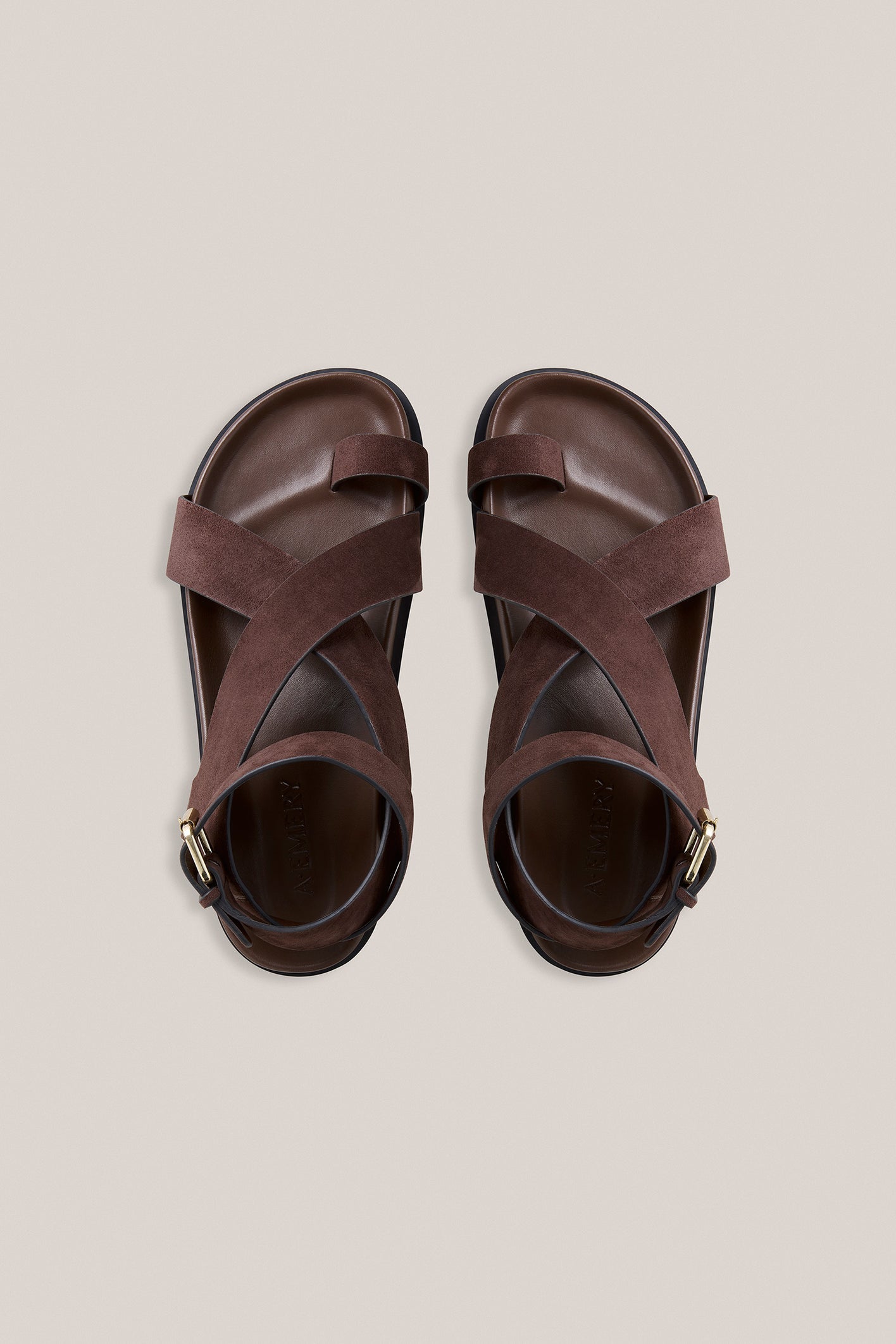 A.Emery | The Jalen Sandal - Walnut Suede