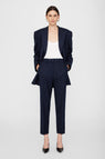 Anine Bing | Blaine Trouser - Navy Pinstripe