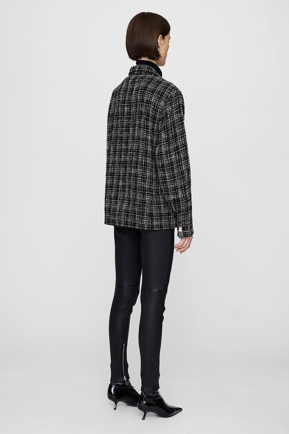 Anine Bing | Corey Jacket - Metallic Plaid