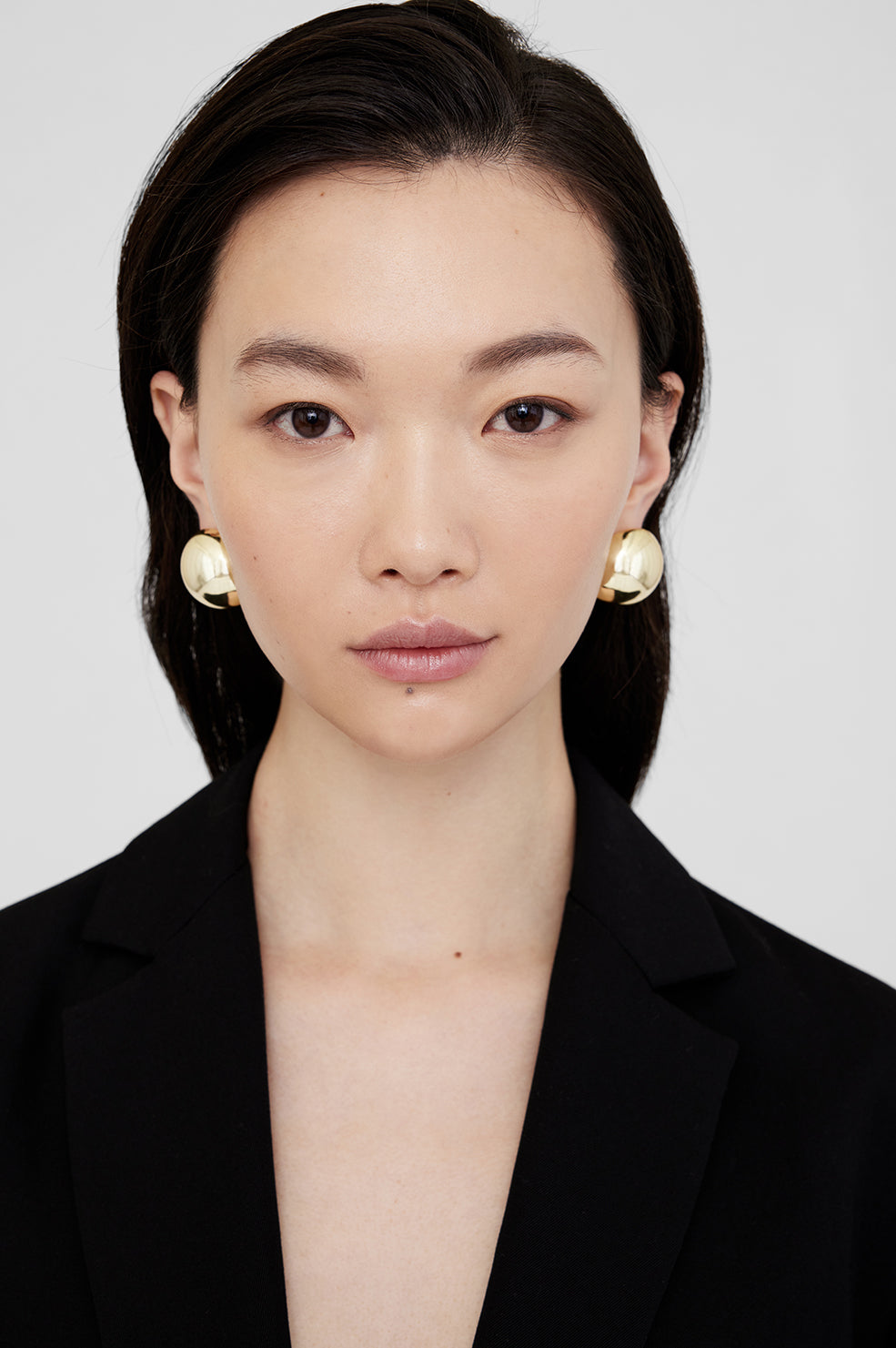 Anine Bing | Large Dome Earrings - Gold