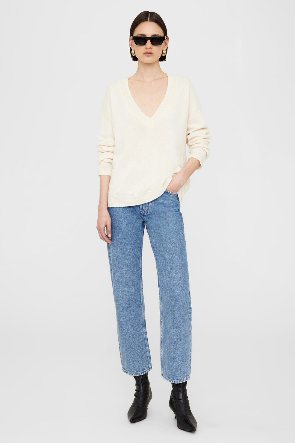 Anine Bing | Lee Sweater - Cream