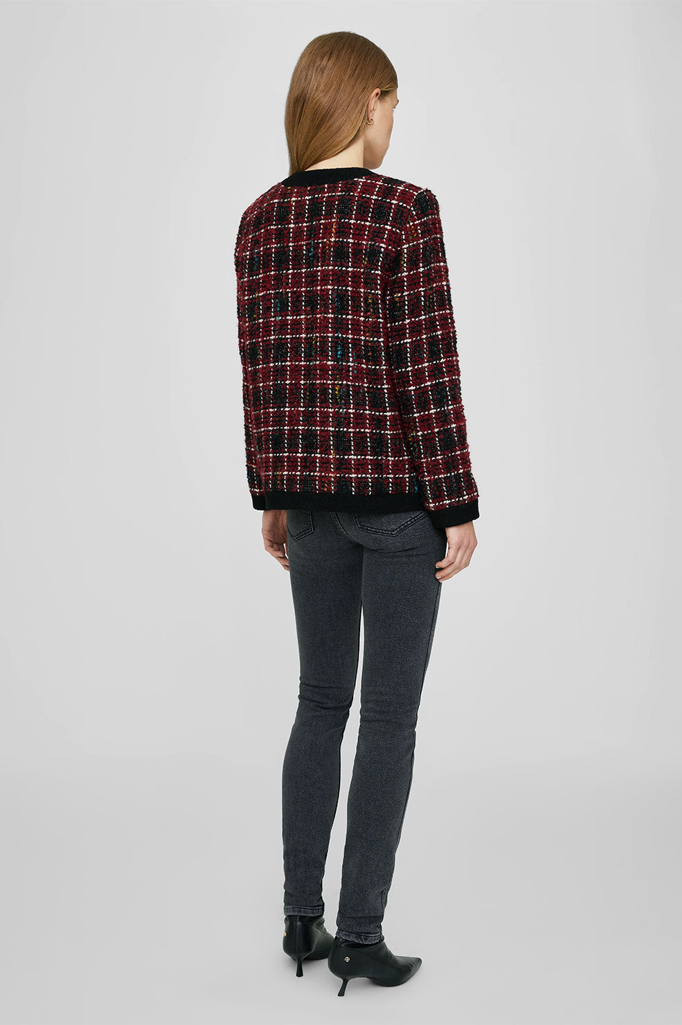 Anine Bing | Lydia Jacket - Cherry Plaid