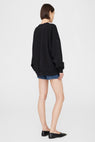 Anine Bing | Miles Oversized Sweatshirt Letterman - Black