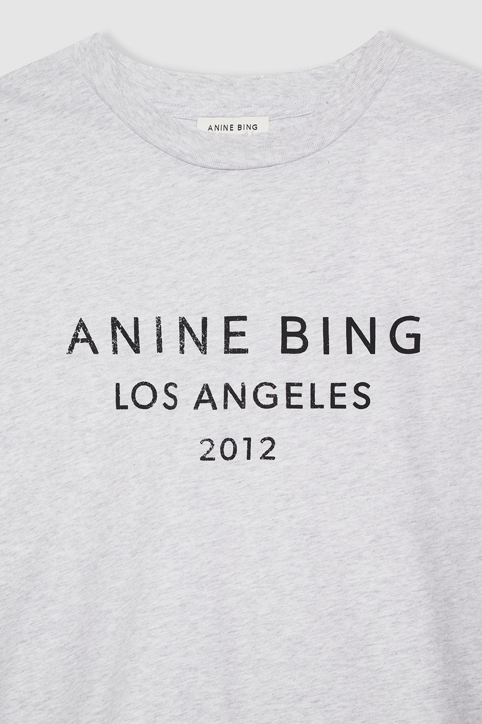 Anine Bing | Myers Tee Anine Bing - Heather Grey