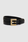 Anine Bing | Nicola Belt - Black With Gold