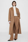 Anine Bing | Quinn Coat - Camel Cashmere